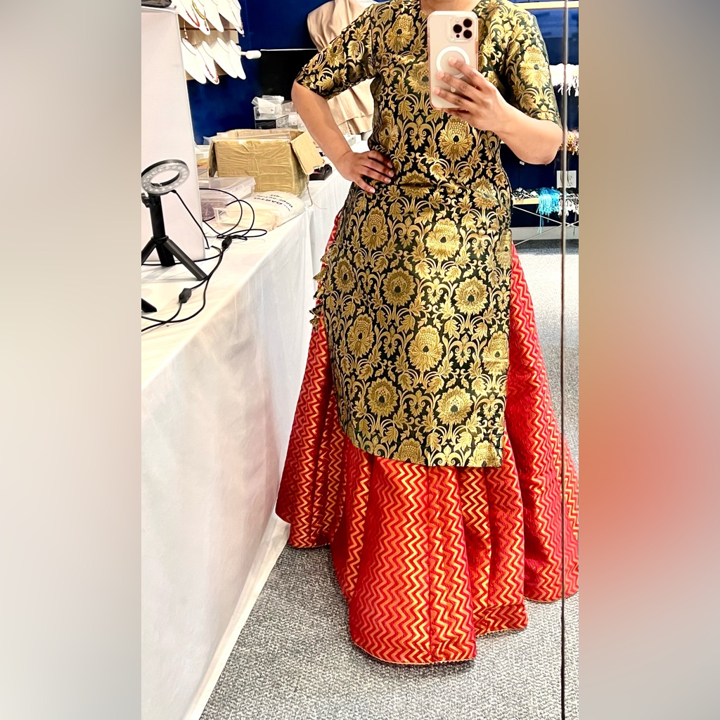 Brocade Kurta And Lehanga